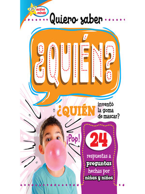 cover image of Quiero saber ¿QUIÉN? (Kids Ask WHO?)
